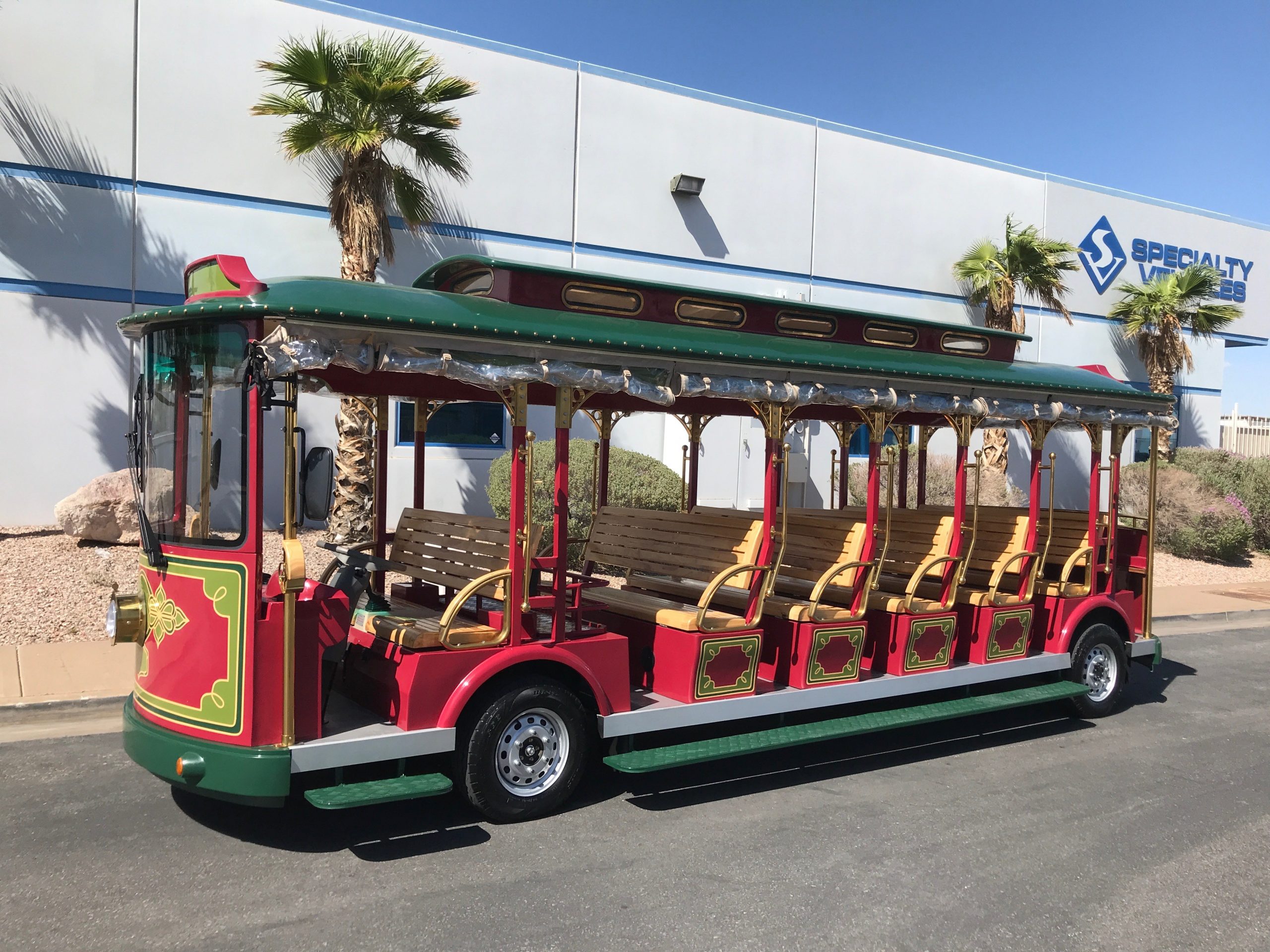 Electric Trolley Shuttle