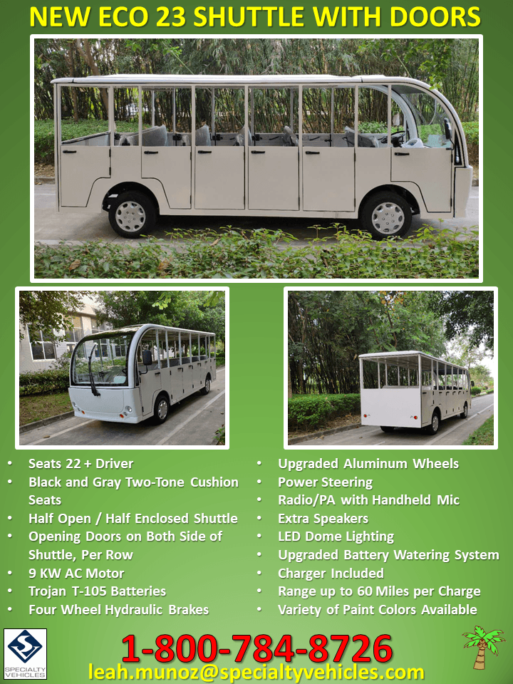New Eco 23 Shuttle with Doors