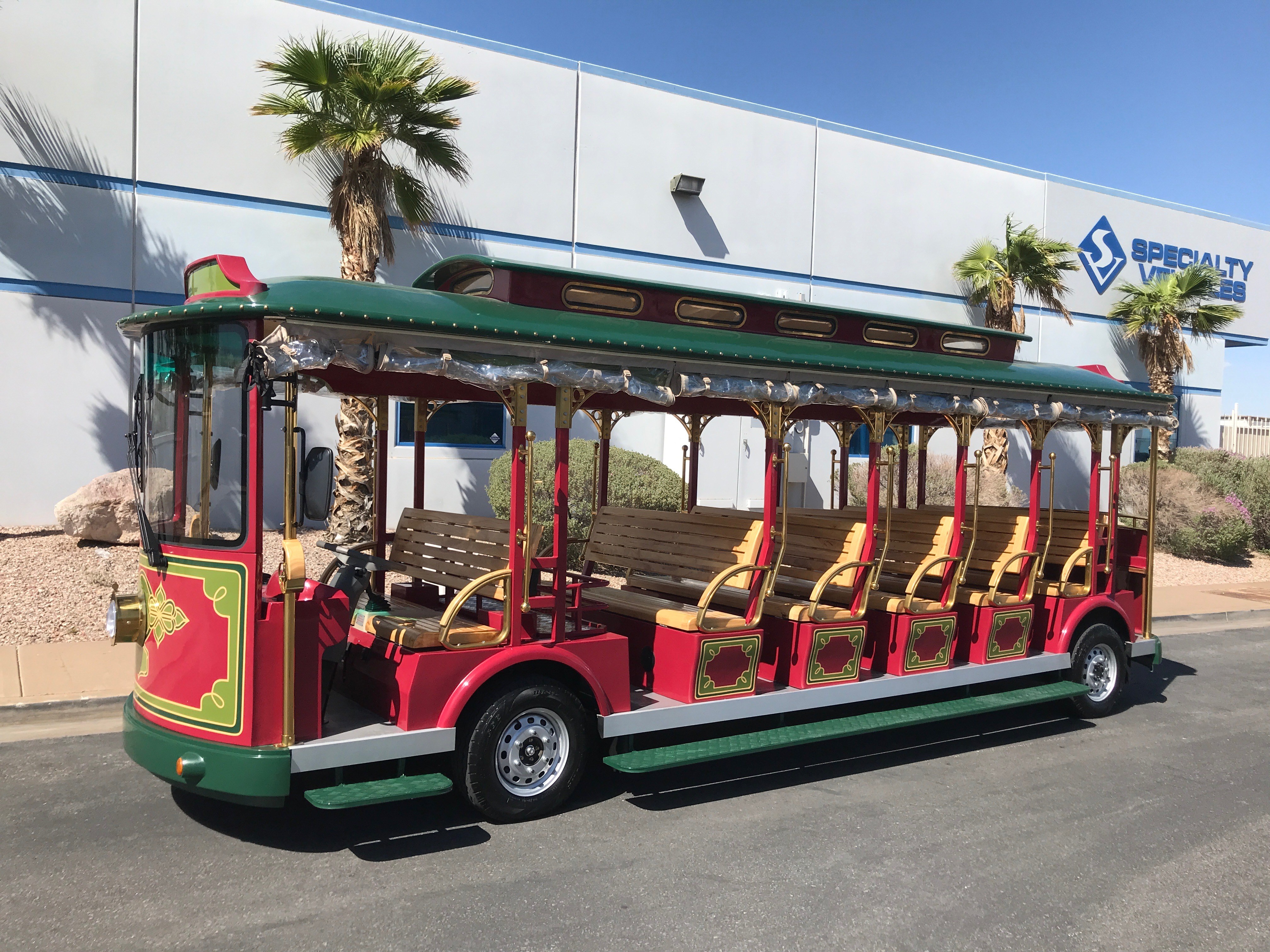 Electric Trolley Shuttle Specialty Vehicles