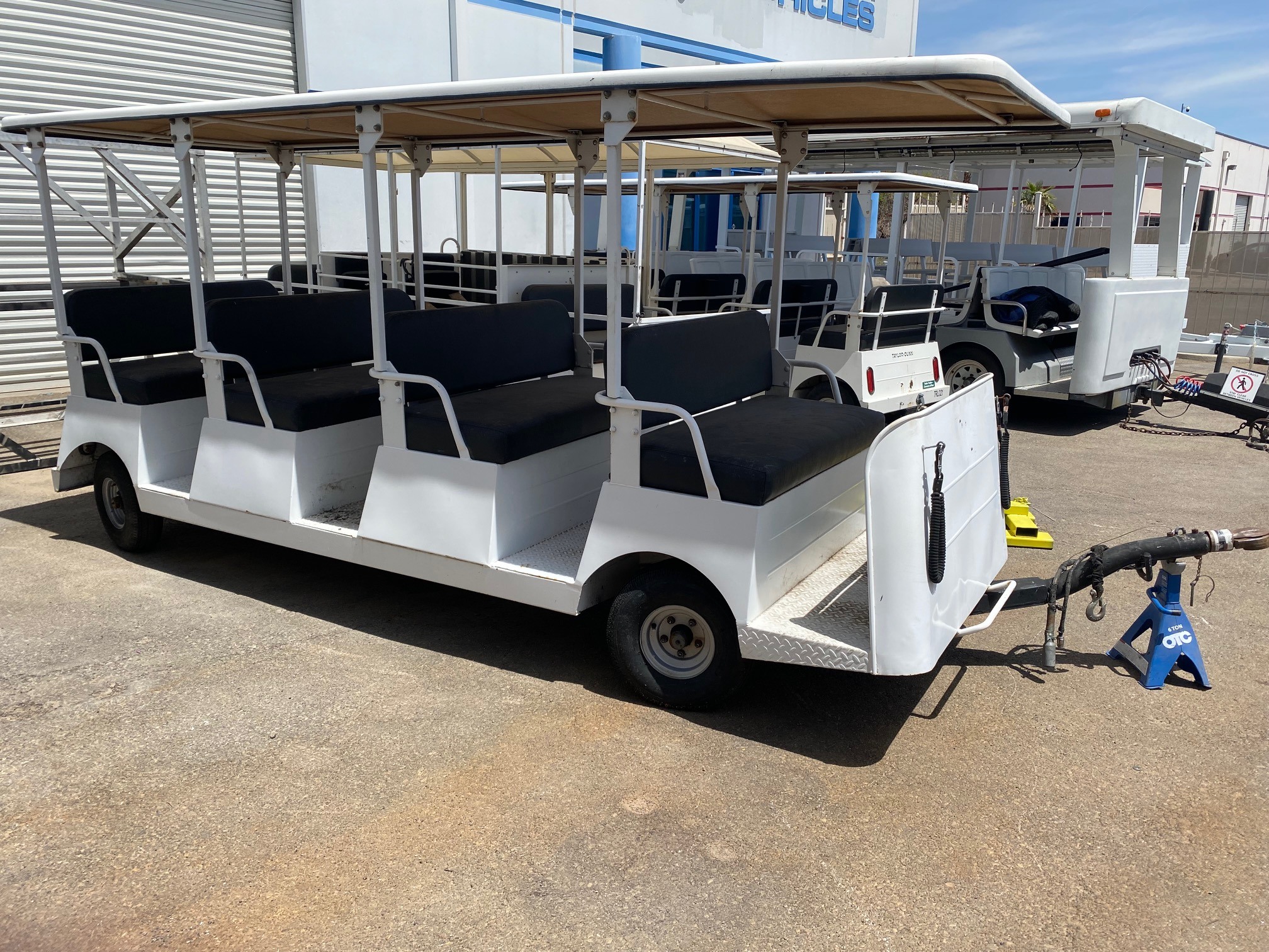 Nine (9) Used Taylor Dunn Trailers Specialty Vehicles