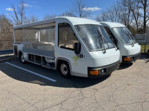 TRAM6244 - Used Trams International Power Car and Trailer Set - Qty. 2 Available